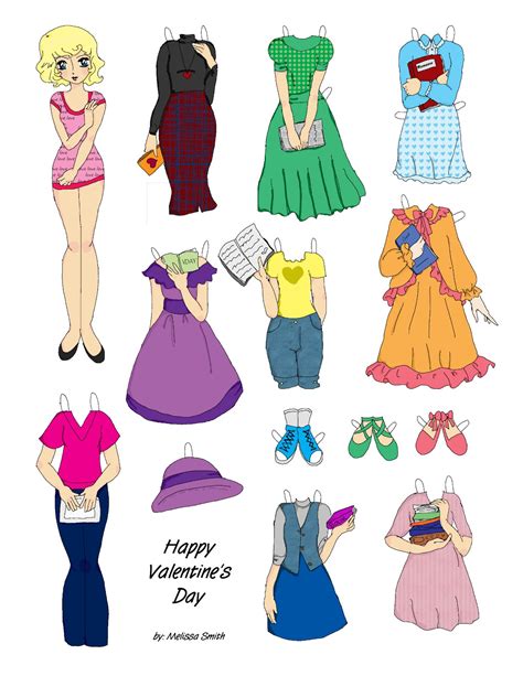 Paper Doll Cutouts Creativity